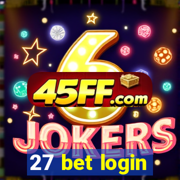 27 bet login